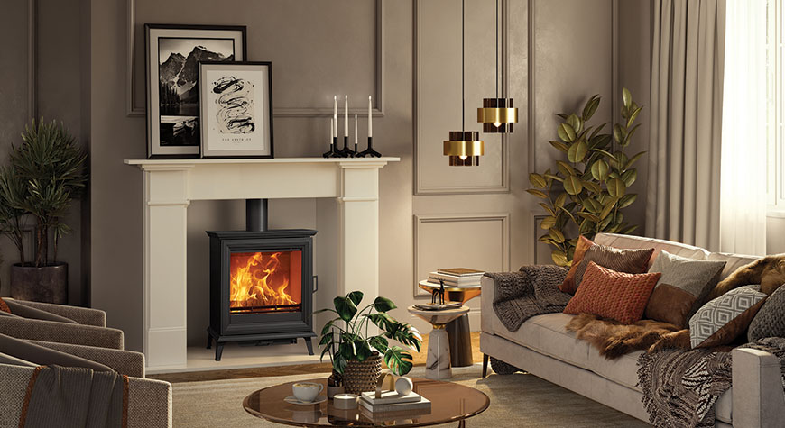 Poêle multi-combustible Stovax Sheraton 5 Wide